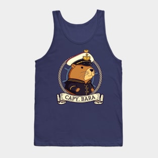 Captain Bara Capy. Bara Tank Top